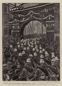 从战争中回来，欢迎哈利法克斯的皇家加拿大人之家 作者 Henry Marriott Paget