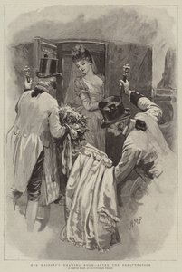 演讲结束后，女王陛下的绘画室 作者 Henry Marriott Paget