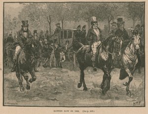 1830年，伦敦海德公园的Rotten Row 作者 佩吉特亨利万豪酒店