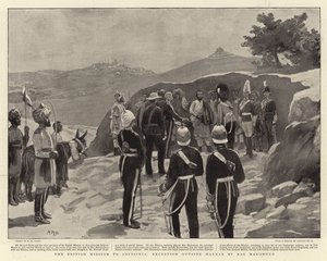 英国驻阿比西尼亚使团，哈拉尔外面的接待人员Ras Makonnen 作者 Henry Marriott Paget