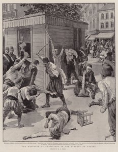 基督徒在加拉塔街道的大屠杀 作者 Henry Marriott Paget