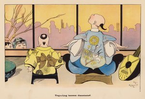 日本娃娃历险记》插图（彩色石版画） 作者 亨利·梅尔