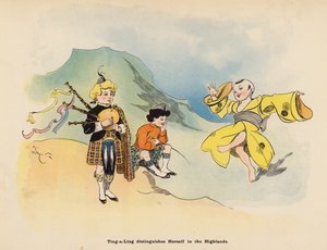 日本娃娃历险记》插图（彩色石版画） 作者 亨利·梅尔