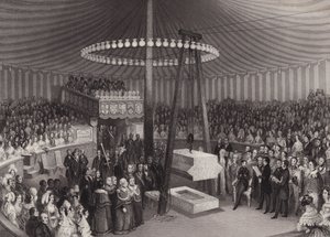 Ceremony of laying the first stone of the New Royal Exchange by Albert, Prince Consort, City of London 作者 亨利·梅尔维尔