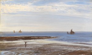 马盖特附近-傍晚，1870年 作者 亨利摩尔