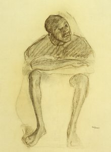 男子坐在椅子上