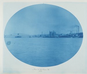 1891 年，威斯康星州拉克罗斯的堤坝（照片）