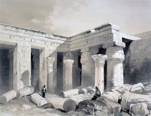 Medinet Abou，埃及底比斯，十九世纪