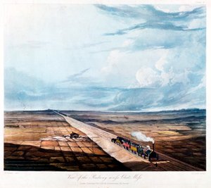 兰开夏郡火车穿越查特莫斯，1831年
