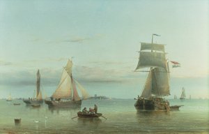 冷静于1864年的亨伯河