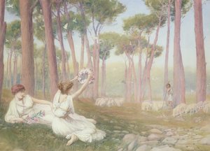 1905年，阿芙罗狄蒂将海伦送到巴黎 作者 亨利·莱兰德