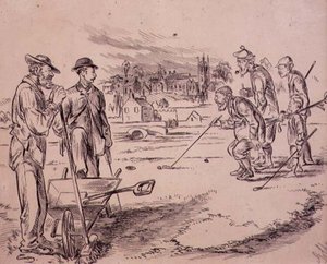 衡量，来自《Graphic》杂志的插图，约1870年出版（平版）。