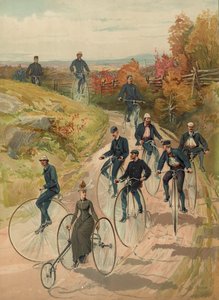1887年左右骑车