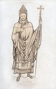 大主教，十二世纪末，1843年。 作者 亨利·肖
