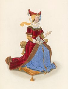康斯坦西亚，兰开斯特公爵夫人，约翰之王的妻子，1525年 作者 Henry Shaw