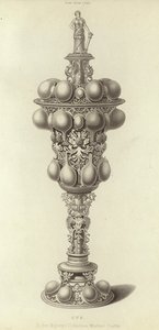 Cup (engraving) 作者 亨利·肖