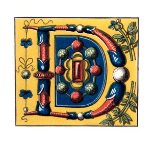 首字母D，15世纪，1843年。 作者 亨利·肖