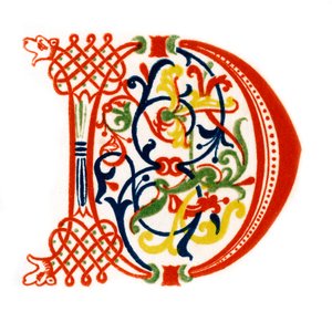 首字母D，于12世纪末，1843年。 作者 亨利·肖