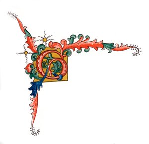 首字母G，1843年。 作者 亨利·肖