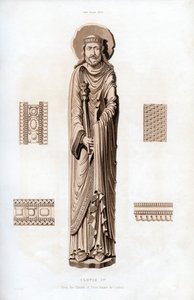 克洛维斯一世国王（c1100），1843年。 作者 亨利·肖
