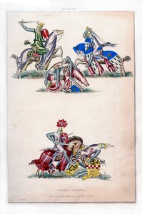 骑士战斗，c1260，1843。