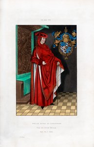 勃艮第公爵菲利普（Philip），1843年。