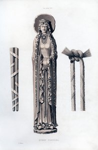克洛蒂达皇后（Queen Clotilda），c1100，1843年。 作者 亨利·肖