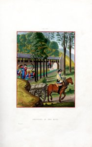 1496年，1843年在对接射击。 作者 亨利·肖