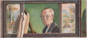 自画像，c.1930 作者 亨利·希尔克