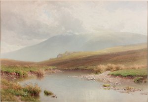 山区风景，19 世纪末