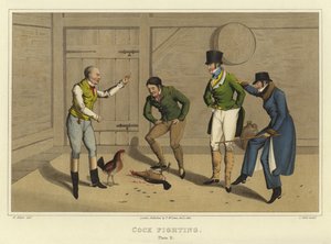 公鸡战斗（chromolitho）