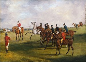 大莱斯特郡跳栏板，1829年3月12日：开始 作者 亨利·托马斯·阿尔肯