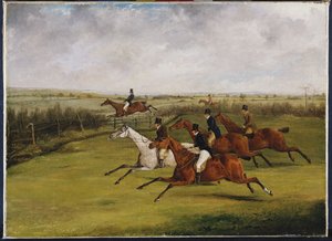 大莱斯特郡跳栏板，1829年3月12日：该字段成为精选字段 作者 亨利·托马斯·阿尔肯