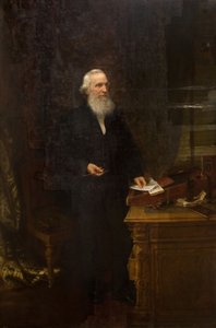 约西亚-梅森爵士的画像，1873年。