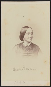 鲍恩夫人的透视画像，1866年。