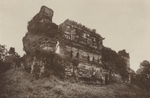 锡兰的废城：杰塔瓦纳拉玛，从西南方（黑白照片）