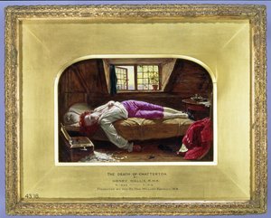 查特顿之死，约1856年