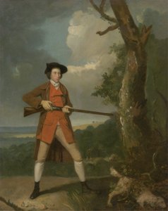 罗伯特·雷纳（Robert Rayner）射击，约1770年（布面油画） 作者 亨利·沃尔顿
