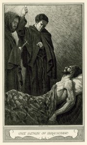 约翰韦伯斯特的白魔鬼：布拉基亚诺之死（石版画） 作者 亨利·韦斯顿·基恩