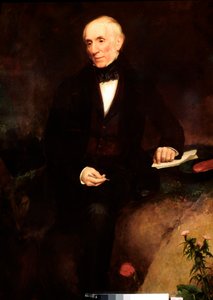 威廉·华兹华斯 (1770-1850) 的肖像 亨利·威廉·皮克斯吉尔 (1782-1875) 的英国诗人绘画 19 世纪 伦敦，国家肖像画廊