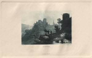 风景如画，浪漫的莱茵兰：尼德根，1928年。