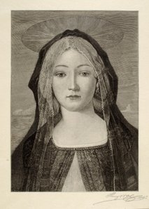 一位圣母 作者 桑德罗·波提切利（Sandro Botticelli）