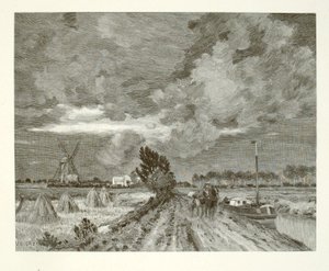 暴风雨即将来临（圣奥默尔运河） 作者 亨利·沃尔夫