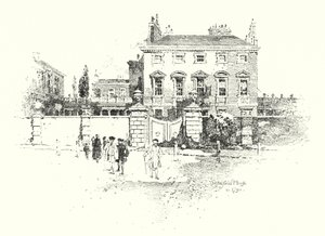 Chesterfield House, London, in 1790 (litho) 作者 赫伯特（后）雷尔顿