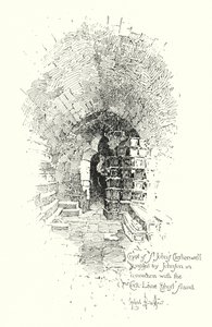 Crypt, St Johns Clerkenwell, visited by Dr Johnson in connection with the Cock Lane Ghost fraud (litho) 作者 赫伯特（后）雷尔顿