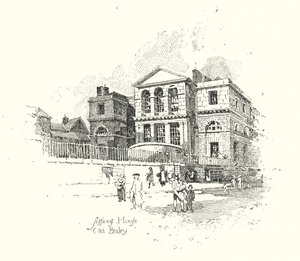 Sessions House, Old Bailey, London (litho) 作者 赫伯特（后）雷尔顿