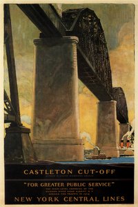 卡斯顿断头路，1925年 作者 赫伯特·莫顿弯腰