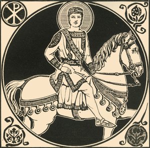 查士丁尼皇帝（Emperor Justinian），1924年。 作者 赫伯特·诺里斯