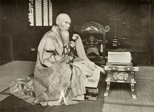 佛教住持，1910年。 作者 赫伯特·庞廷