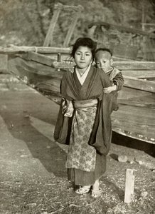 渔民的孩子，1910年。 作者 赫伯特·庞廷